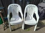 4 Mooie Tuinstoelen., Tuin en Terras, Tuinstoelen, Ophalen, Gebruikt, Kunststof, Stapelbaar