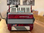 Hohner Accordeon - 48 Bas - Hele mooie staat met akg mic.!, 48-bas, Met riemen, Zo goed als nieuw, Hohner