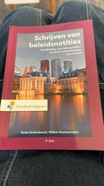 Willem Koetsenruijter - Schrijven van beleidsnotities, Verzenden, Zo goed als nieuw, Willem Koetsenruijter; Rinke Berkenbosch