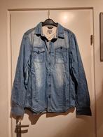 Blauw spijkerblouse heren maat m, Petrol Industries, Blauw, Gedragen, Halswijdte 39/40 (M)