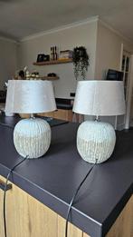 schemerlampen, Huis en Inrichting, Lampen | Tafellampen, Ophalen, Zo goed als nieuw, Stof, Minder dan 50 cm