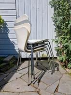 Fritz Hansen vlinderstoel, Danish design, Vijf, Zes of meer stoelen, Grijs, Gebruikt, Ophalen