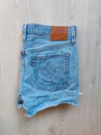 Levi's 501 Dames Spijkerbroek Kort W32, Blauw, ., Ophalen of Verzenden, Zo goed als nieuw