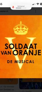 4 kaarten voor de soldaat van Oranje, Tickets en Kaartjes, Theater | Musical, Mei, Twee personen