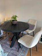 Round table ronde eettafel 100cm, Huis en Inrichting, Tafels | Eettafels, Ophalen, 100 tot 150 cm, Rond, 50 tot 100 cm