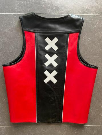 Mr. B leren Muscle Vest/gilet Amsterdam beschikbaar voor biedingen