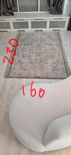 Vintage Beige Taupe Vloerkleed, Ophalen, Gebruikt, Grijs, 150 tot 200 cm