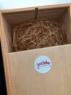 Houten Wijn kist wijnkist, Huis en Inrichting, Woonaccessoires | Kisten, Minder dan 50 cm, Gebruikt, Minder dan 50 cm, Ophalen of Verzenden