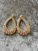 Lott Oorbellen met Kristallen, Sieraden, Tassen en Uiterlijk, Met kristal, Overige materialen, Hangers, Beige
