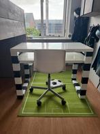 Voetbal bureau kind met stoel, Ophalen of Verzenden, Met wielen, Gebruikt, Bureau