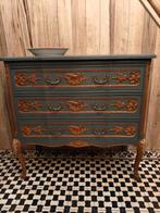 Uniek antiek Franse commode, ladekast, dressoir, halkast., Huis en Inrichting, Kasten | Ladekasten, Ophalen, 50 tot 100 cm, 3 of 4 laden