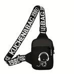 Superleuke CROSSBODY SLINGBAG "Headboy" voor € 5,95, Verzenden, Nieuw, Zwart