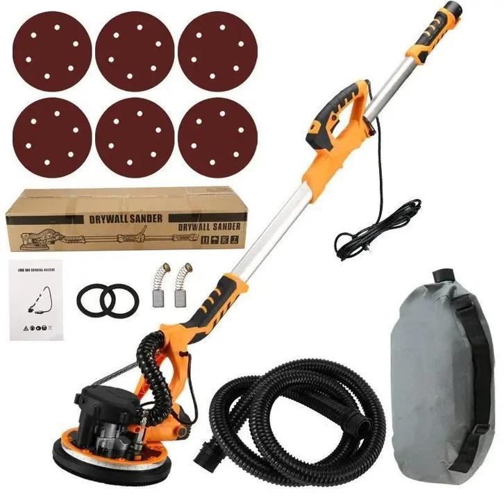 Elektrische Gipsplaten Schuurmachine 225mm – 1390W, Doe-het-zelf en Verbouw, Gereedschap | Schuurmachines, Nieuw, Overige typen