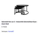 Salontafel set van 3, 50 tot 100 cm, Nieuw, Rond, Ophalen