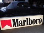 Lichtreclame 2mtr F1 mancave Marlboro 1980, marge factuur, Gebruikt, Ophalen, Lichtbak of (neon) lamp