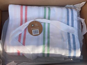 NIEUW  % Hamamdoek picknickkleed 180x180cm Organisch katoen beschikbaar voor biedingen