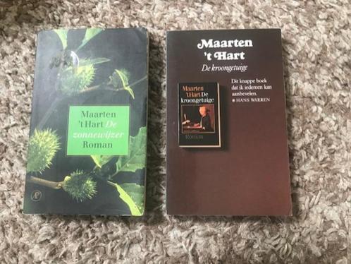 Maarten 't Hart De kroongetuige en De Zonnewijzer, Boeken, Literatuur, Gelezen, Nederland, Ophalen of Verzenden