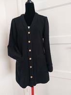 Zwart Zara jurkje met gouden knopen - Maat L, Maat 42/44 (L), Ophalen of Verzenden, Zo goed als nieuw, Zara