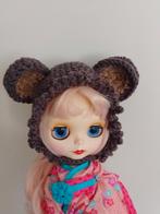 Blythe bruine muts met oren, Verzenden, Nieuw, Kleertjes