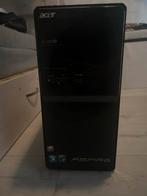 Acer PC Zwart - Aspire, Computers en Software, Desktop Pc's, Gebruikt, HDD, Minder dan 4 GB, Ophalen of Verzenden