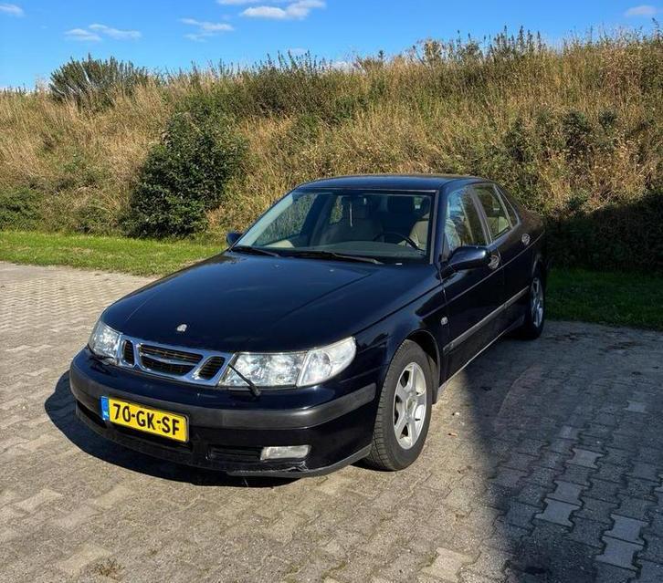 Saab 9-5 2.0 T 2001 Blauw, Auto's, Saab, Particulier, Saab 9-5, Benzine, C, Sedan, Handgeschakeld, Origineel Nederlands, Blauw