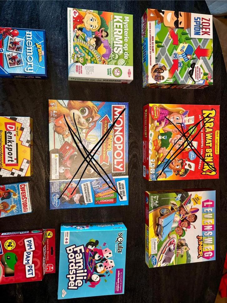 Diverse spelletjes, Hobby en Vrije tijd, Gezelschapsspellen | Kaartspellen, Gebruikt, Ophalen of Verzenden