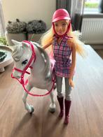 Barbie Paard met Ruiter! NETTE STAAT, Kinderen en Baby's, Speelgoed | Poppen, Ophalen of Verzenden, Zo goed als nieuw, Barbie