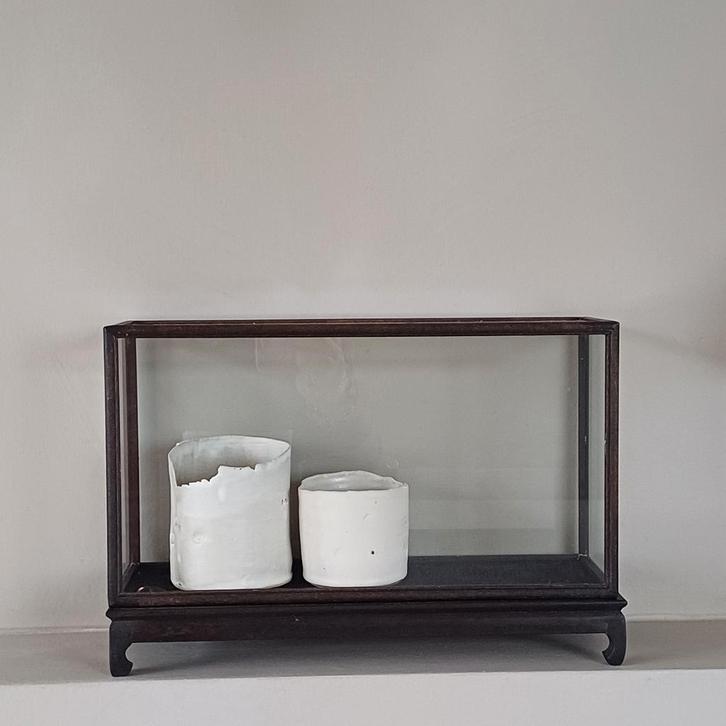 Prachtige showcase, Huis en Inrichting, Woonaccessoires | Stolpen, Zo goed als nieuw, Ophalen of Verzenden