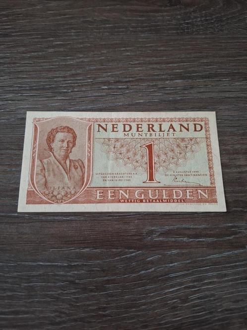 Prachtig+ biljet 1 gulden 1949, muntbiljet Juliana, Postzegels en Munten, Bankbiljetten | Nederland, Ophalen of Verzenden