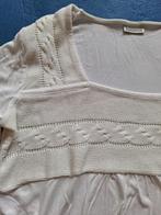 Wit T.shirt halflange mouw met gebreide delen -street one-, Ophalen, Wit, Korte mouw, Gedragen