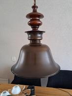 HANGLAMP VINTAGE DONKER BRONS IN ZEER GOEDE STAAT, Huis en Inrichting, Lampen | Hanglampen, Ophalen, Zo goed als nieuw, Metaal