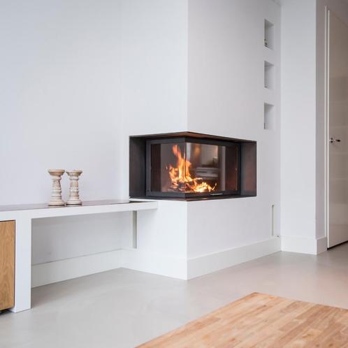 Liftdeurhaard Totem  - 800 Hoek Links, Huis en Inrichting, Haarden, Nieuw, Houthaard, Ophalen