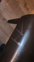 6x Donkerbruine Eetkamerstoelen met Hoge Leuning, Ophalen, Gebruikt