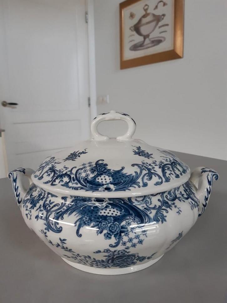 Terrine Villeroy en Boch Valeria Blauw Nieuw, Huis en Inrichting, Keuken | Servies, Zo goed als nieuw, Schaal of Schalen, Overige stijlen