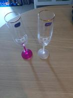 huwelijk champagneglazen bohemia kristal, Ophalen of Verzenden, Nieuw, Overige typen