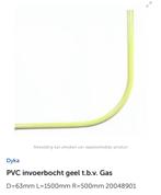 NIEUW Invoerbocht gas / doorvoerbuis / mantelbuis PVC geel, Doe-het-zelf en Verbouw, Buizen en Afvoer, Ophalen, Pvc, 6 meter of meer