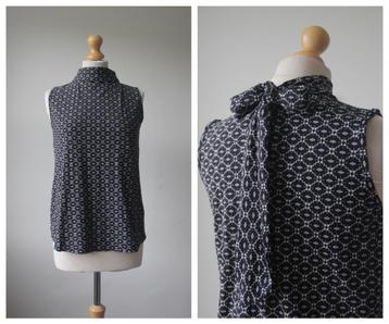 Studio Anneloes - mooie top / zwart wit / travel / maat XS beschikbaar voor biedingen