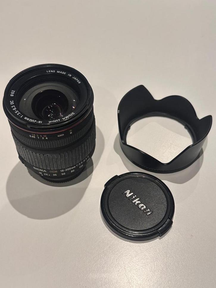 Sigma 18-200mm f/3.5-6.3 DC - suitable for Nikon, Audio, Tv en Foto, Fotografie | Lenzen en Objectieven, Gebruikt, Standaardlens