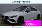 Mercedes-Benz A-klasse 180 AMG Limo Night Edition1 AUT7 2023, Automaat, 136 pk, Gebruikt, Adaptive Cruise Control