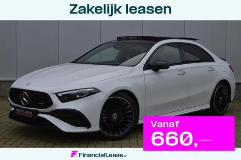 Mercedes-Benz A-klasse 180 AMG Limo Night Edition1 AUT7 2023, Auto's, Mercedes-Benz, Bedrijf, Lease, Financial lease, A-Klasse