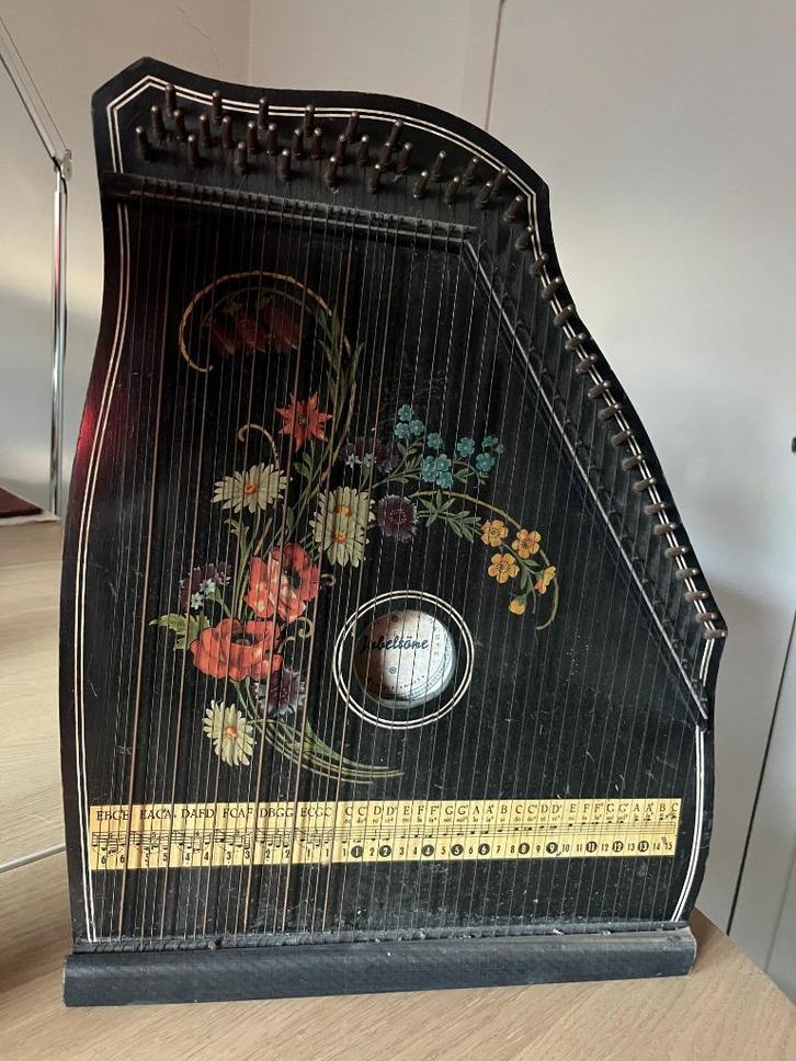 Vintage 1964 autoharp (Jubeltöne Konzept Salon Harfe), Muziek en Instrumenten, Snaarinstrumenten | Harpen, Gebruikt, Ophalen of Verzenden