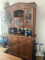 mooie antieke eiken buffetkast, Ophalen, Gebruikt, 100 tot 150 cm, 200 cm of meer
