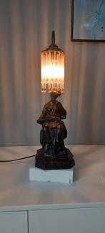 Antieke Art Deco Dame Lamp, Ophalen of Verzenden