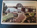 ansichtkaart Waalbrug Nijmegen 1950 - originele uitgave '50, Ophalen of Verzenden, 1940 tot 1960, Gelopen, Gelderland