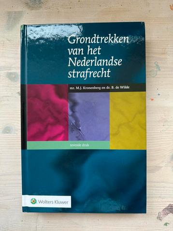 Grondtrekken van het Nederlandse strafrecht beschikbaar voor biedingen