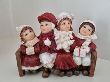 Mooi kerst beeldje kinderen beschikbaar voor biedingen