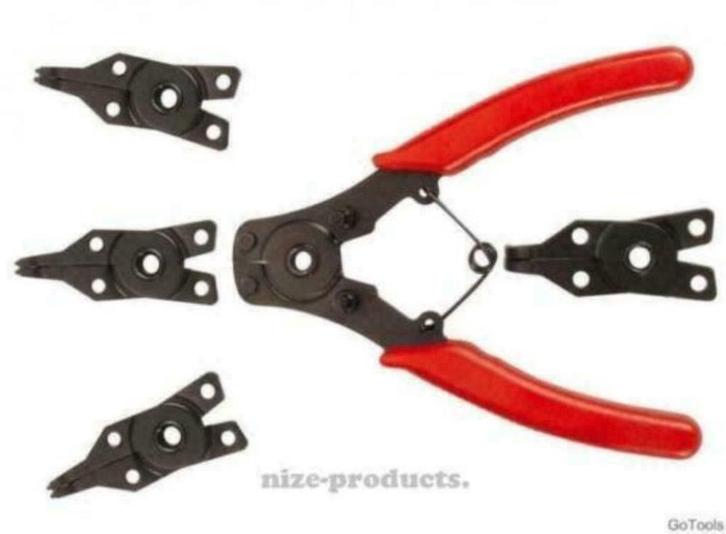 5-delige borgveertang set - 1   borgveertangen (lengte 160 m, Auto diversen, Autogereedschap, Nieuw, Ophalen of Verzenden