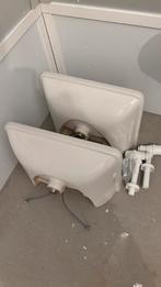 Twee nieuwe Plieger Brussel wastafels met 2 Hansgrohe kranen, Huis en Inrichting, Ophalen, Nieuw, 50 tot 100 cm, Minder dan 100 cm