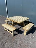 LEEGVERKOOP! Vierkante picknicktafels | Tuintafel | Tuinbank, Ophalen, Wr, Vierkant, Nieuw