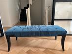 Groene fluwelen bankje / bench seat, Ophalen, Overige materialen, Minder dan 50 cm, Gebruikt